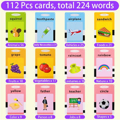 Interactive Flashcard Reader for Kids – Fun Vocabulary & Phonics Learning Toy