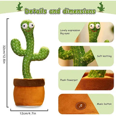 Cute Dancing and Talking Cactus Toy