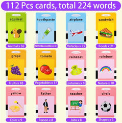 Interactive Flashcard Reader for Kids – Fun Vocabulary & Phonics Learning Toy