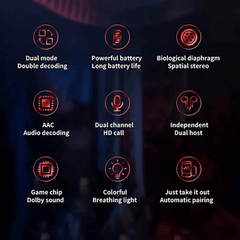 M28 Wireless Earbuds with 9D HiFi Sound and Power Bank Functionality